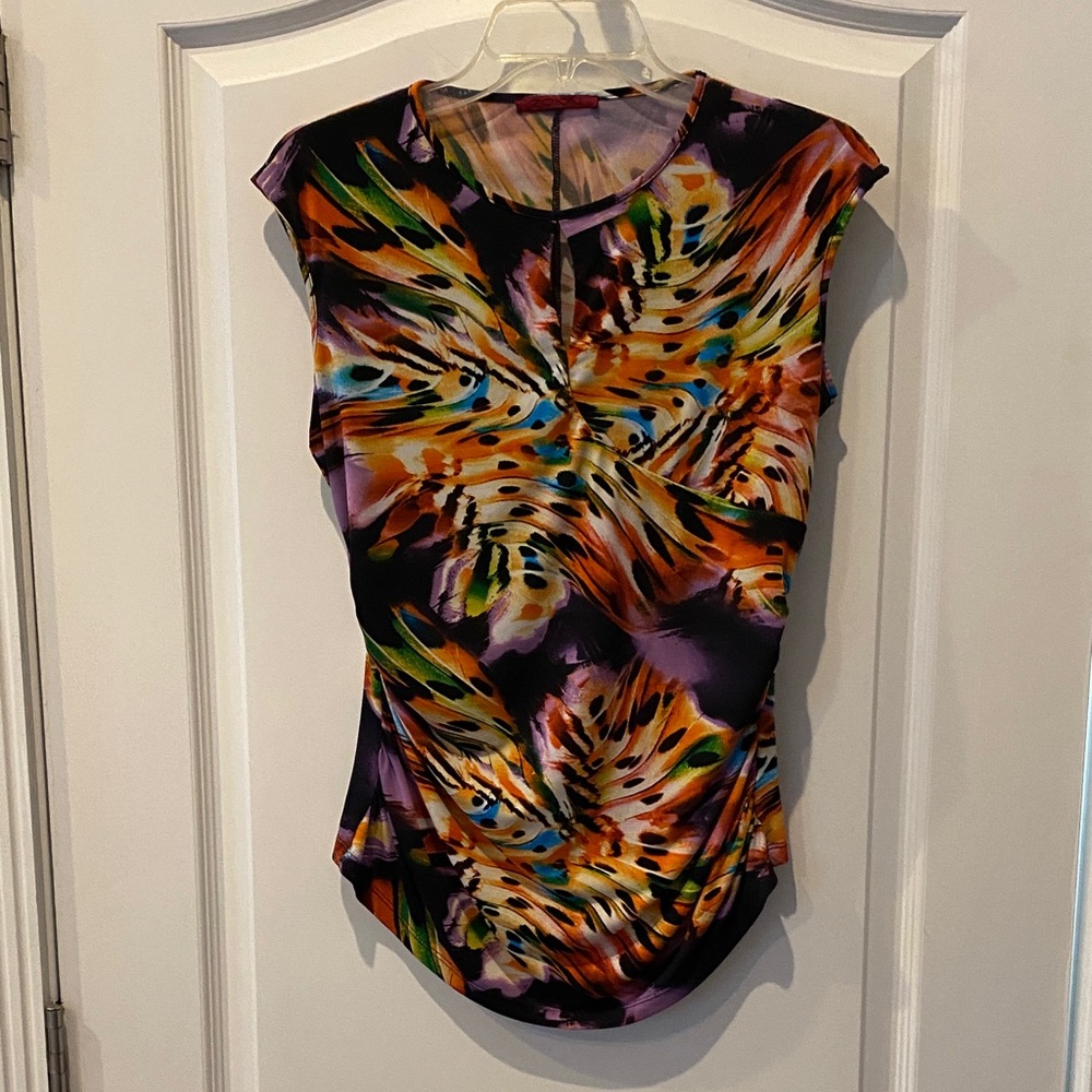 Colorful Abstract Women's Blouse